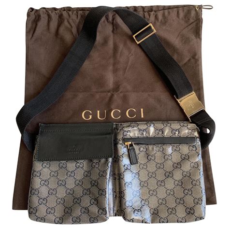 black leather gucci sling|gucci sling bag vintage.